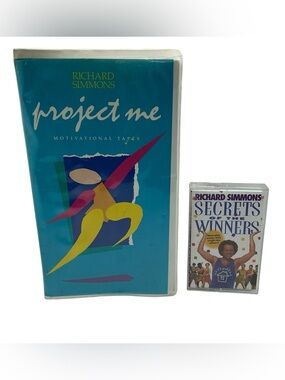 Richard Simmons Project Me Motivational 4 Cassette Set & Secrets Of Winners